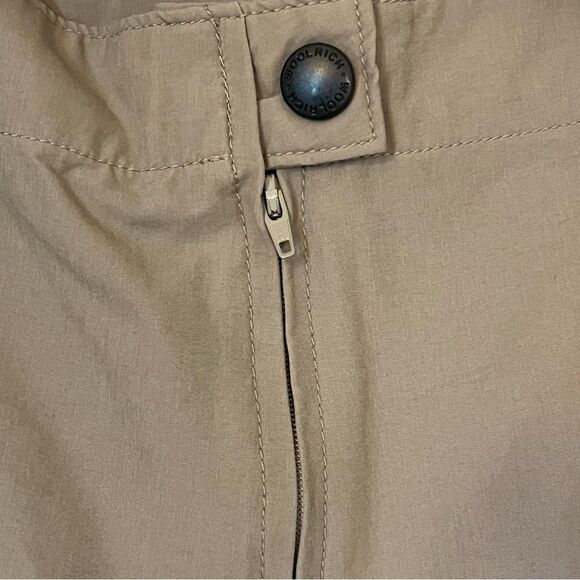 Woolrich Khaki Hiking Adjustable Waist Wrap Skirt Skort Gorpcore Size 8 - Picture 4 of 11